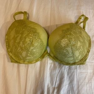 Victoria's Secret Green Lace Bra